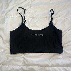 Filling Pieces Black Crop Top